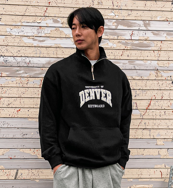 (L-5XL)<BR>타비더 半拉链