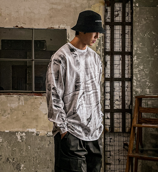 (XL-6XL)<BR>피프라쿠 长袖t恤
