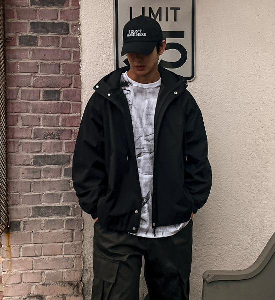 (L~6XL)<BR>카이쿠 带帽外套 209