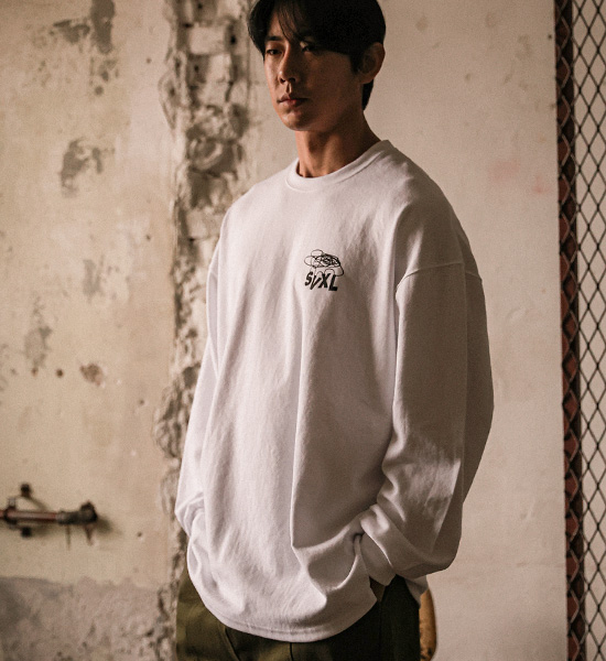 (XL-6XL)<BR>다니푸르 长袖t恤 T002