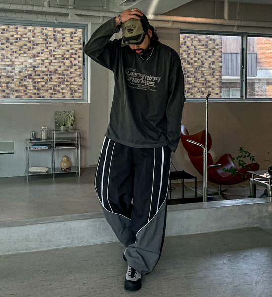 (XL-6XL)<BR>로레토 颜料 长袖t恤