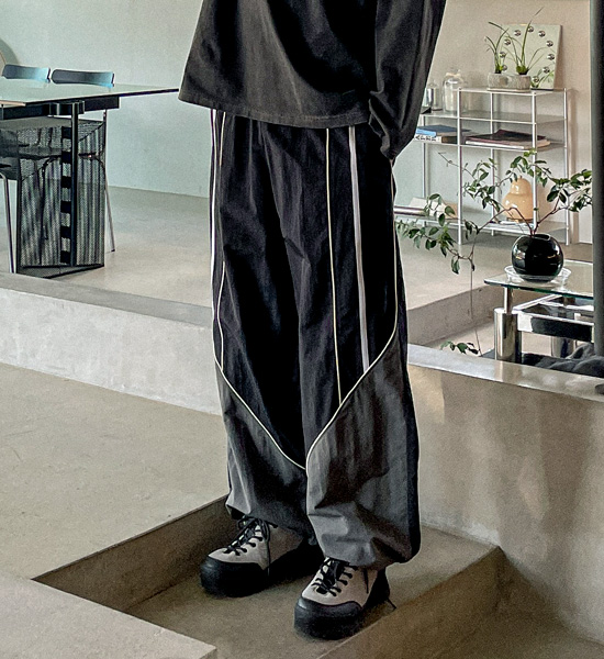 (XL-6XL)<BR>샤로다 半宽配合 松紧带裤