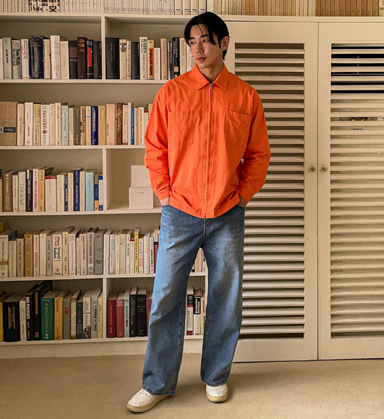 (L-5XL)<BR>그레그 워싱셔츠&外套