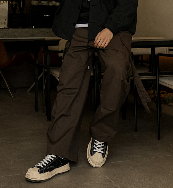 (XL-6XL)<BR>샘딜 半宽配合 货物松紧带裤