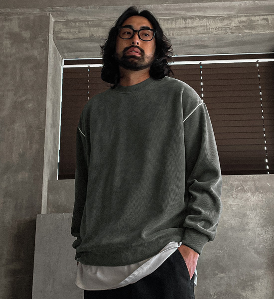 (XL-5XL)<br>티마나 니트맨투맨