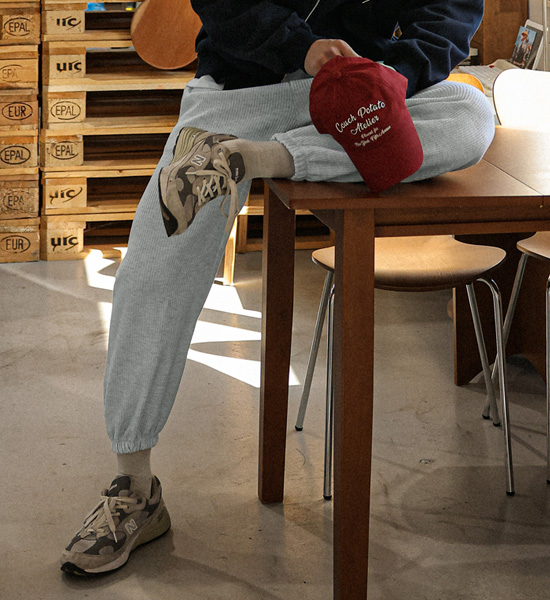 (XL-6XL)<BR>아치포드 와플밴딩조거팬츠 <br><font color="#098a09"><B>选择长度 (基础,长款+8cm)</B></font>
