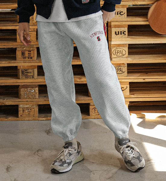 (XL-6XL)<BR>아치포드 와플밴딩조거팬츠 <br><font color="#098a09"><B>选择长度 (基础,长款+8cm)</B></font>