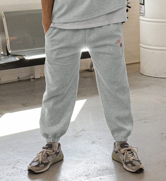 (XL-6XL)<BR>카라디아 와플아노락+아치포드 와플밴딩조거팬츠 <br><font color="#098a09"><B>选择长度 하(基础,长款+8cm)</B></font>