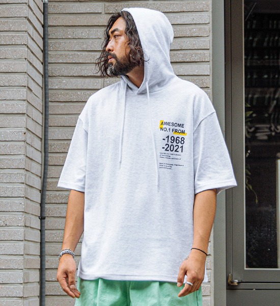 (XL~6XL)<br>어썸프롬 1968 短袖连帽衫