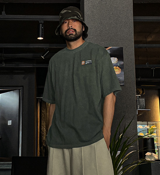 (3XL-6XL)<BR>토리야 颜料 短袖T恤
