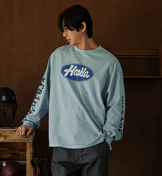 (XL-6XL)<br>코라나디 颜料 长袖t恤