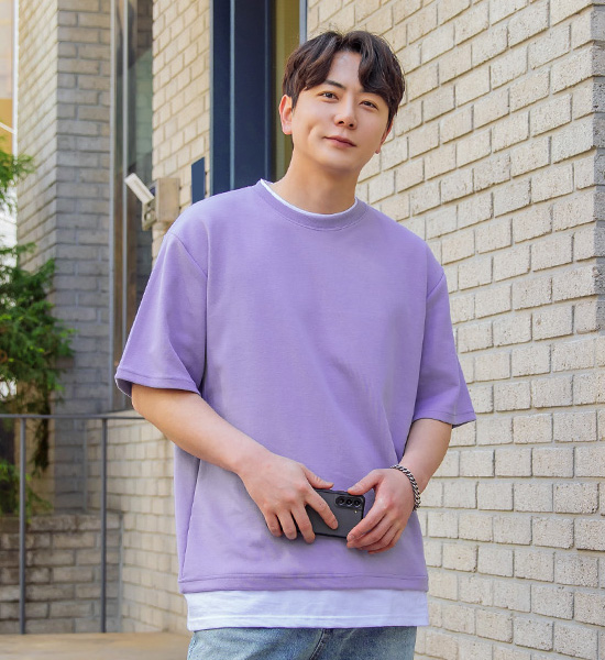 (L~6XL)<br>리모주 短袖T恤
