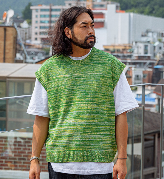 (L~5XL)<BR>베링턴 针织马甲