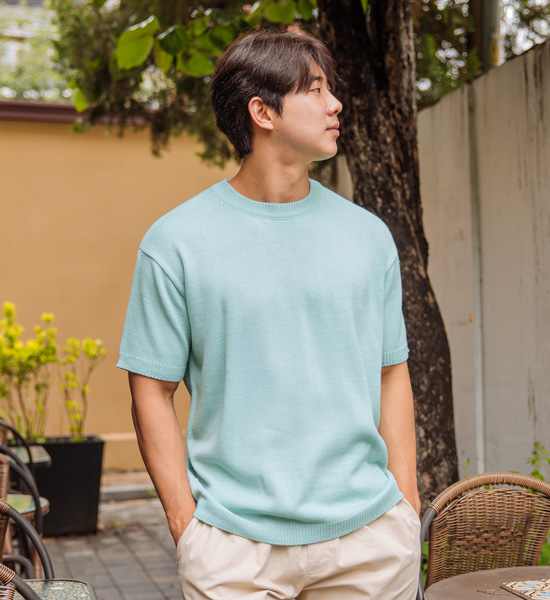 (L-5XL)<br>헤이미쉬 短袖针织品