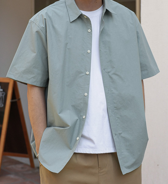 (L-5XL)<BR>파사비 短袖衬衫 614