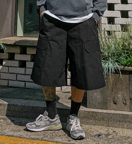 (XL-6XL)<BR>차크모 松紧带短裤