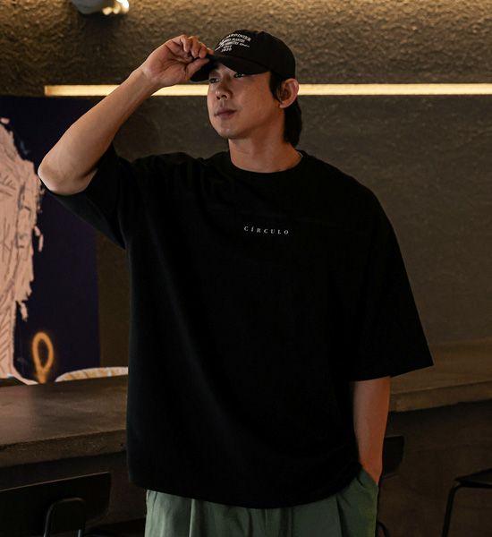 (XL-6XL)<BR>투톤써클로 短袖T恤