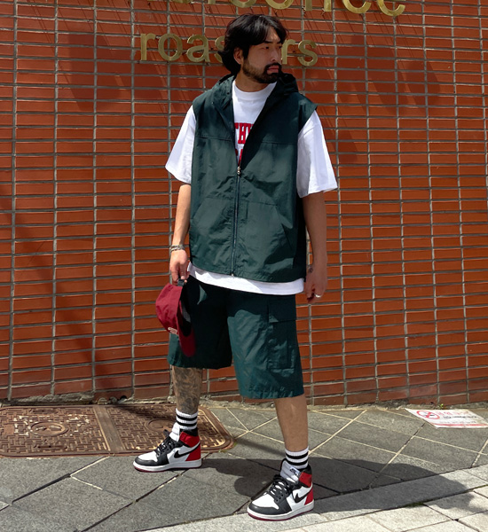 (L-4XL)<BR>사그란 带帽马甲