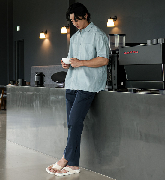 (XL-5XL)<br>히도라 亚麻短袖衬衫
