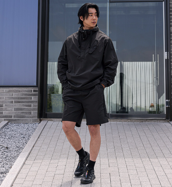 (L-5XL)<br>티카스 尼龙 胡德·阿诺拉克+람퍼 尼龙 松紧带短裤