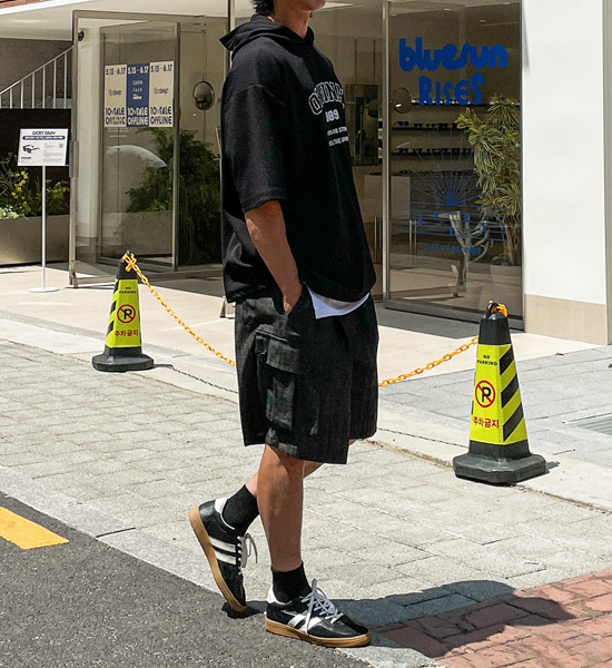 (XL-4XL)<br>엘로디 连帽短袖衬衫