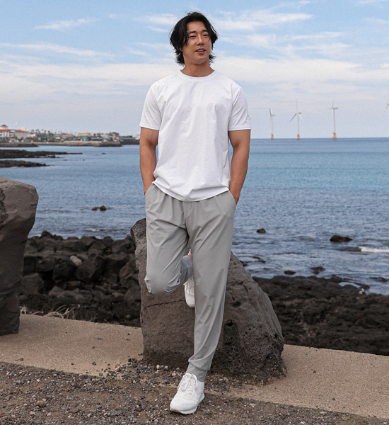(M-5XL)<br>보카린 短袖T恤 <br><font color="#098a09"><B>选择长度 (基础,长款+6cm)</B></font>