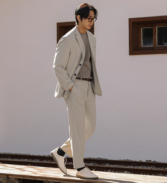 (M-6XL)<BR>메이도프 外套+나이브스 后松紧带 宽松长裤 <br><font color="#098a09"><B>选择长度 (基础,长款+10cm)</B></font>