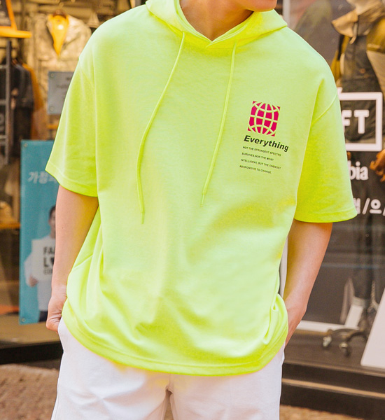 (3XL-6XL)<br>쵸이 COUNTY 반팔후드