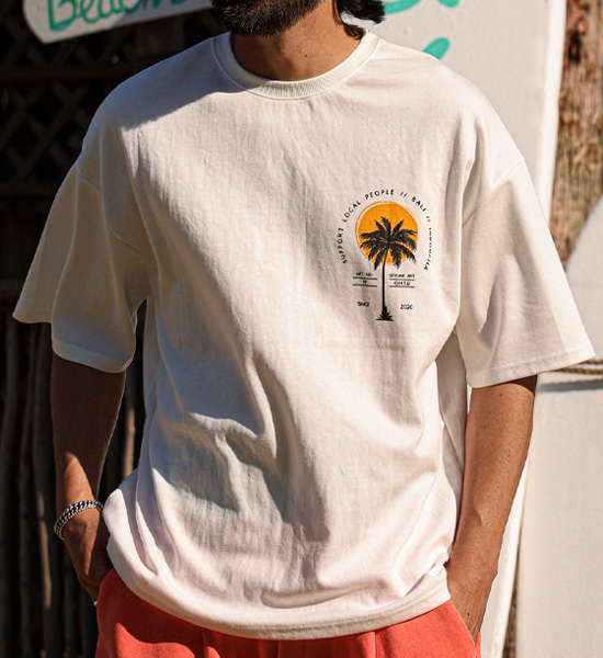 (L-5XL)<BR>코스타가 短袖T恤
