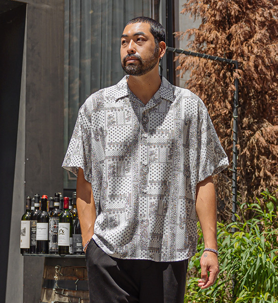 (XL~5XL)<br>진웅 开领 短袖衬衫