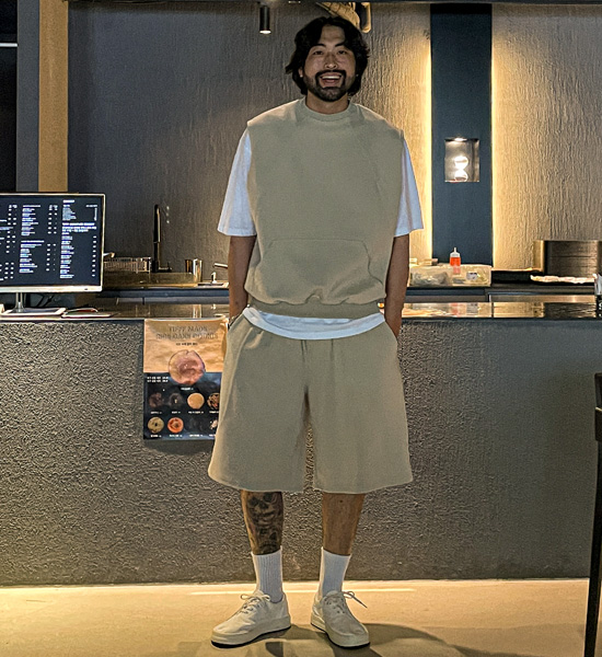 (XL-6XL)<BR>크몽 马甲+로야니 松紧带短裤