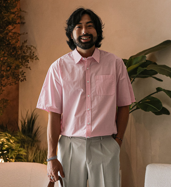 (L-6XL)<BR>모카렌 短袖衬衫