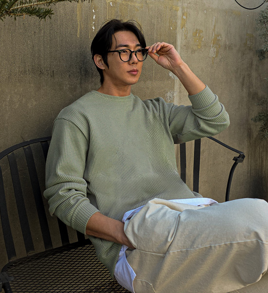 (XL-5XL)<BR>하브린 와플맨투맨