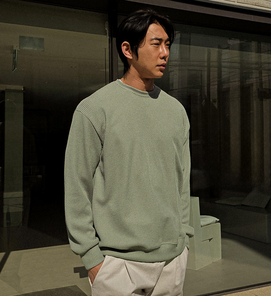 (XL-5XL)<BR>하브린 와플맨투맨