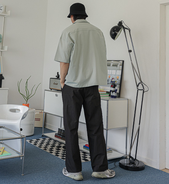 (XL-6XL)<br>오포치노 亚麻短袖衬衫