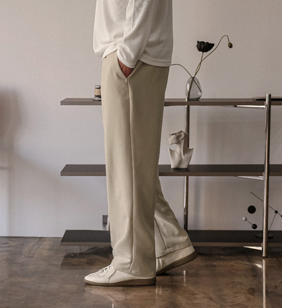 (L-5XL)<BR>고린드로 标准配合 松紧带宽松裤 66