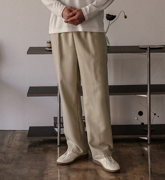 (L-5XL)<BR>고린드로 标准配合 松紧带宽松裤 66