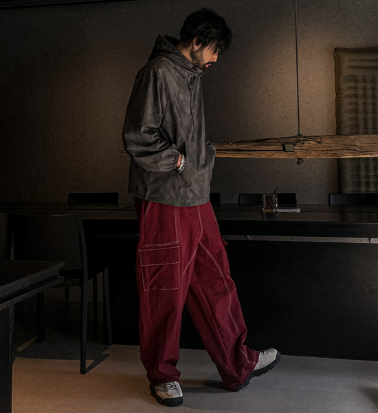 (XL-6XL)<BR>카소타 半宽配合 货物松紧带裤