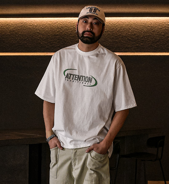 (XL-6XL)<BR>피더라츠 颜料 短袖T恤