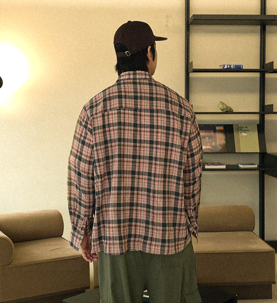 제프리 格子衬衫