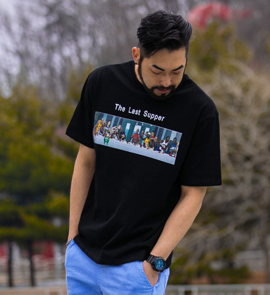 (M-5XL)<br>최후의만찬 NBA 短袖T恤