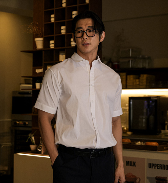 (M~5XL)<br>안드로 短袖衬衫