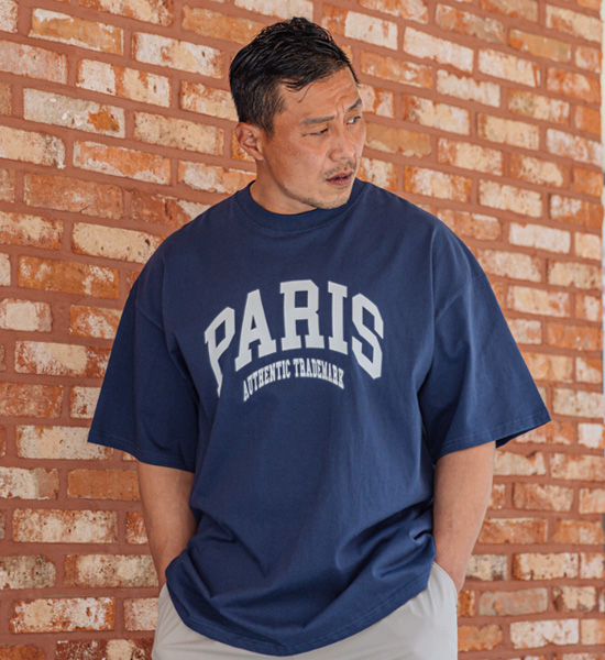 (XL~6XL)<br>파리마크 短袖T恤