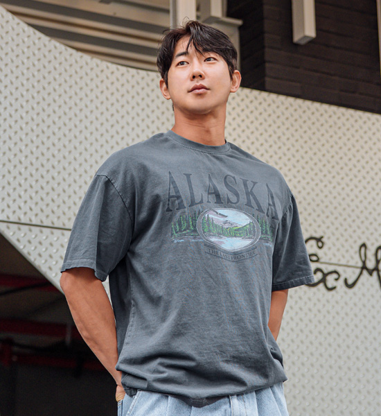 (L~5XL)<br>티티봉 短袖T恤