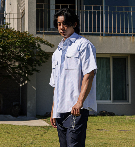 (XL-6XL)<BR>켄싱턴 短袖衬衫