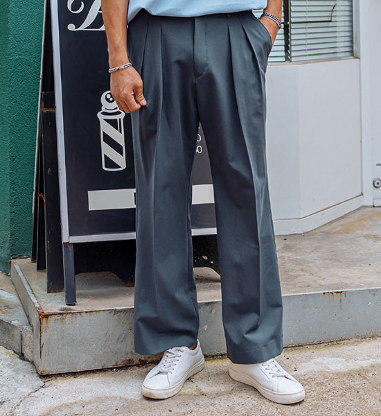 (S~5XL)<BR>차칠라 广泛的 宽松长裤
