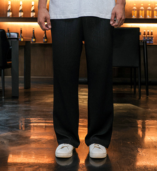 (M-3XL)<br>소마라디 半宽配合 松紧带裤 H0029