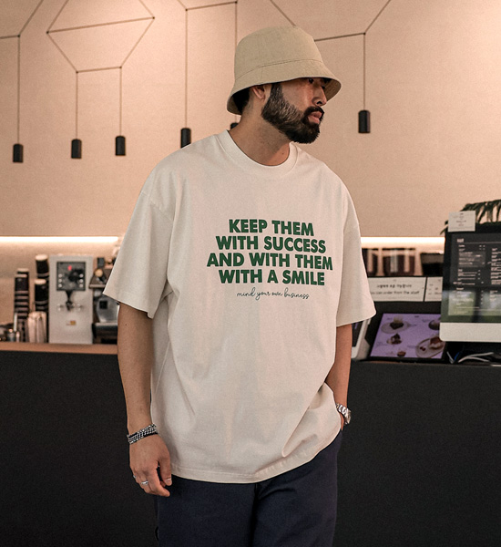 (XL-4XL)<br>크로퍼즈 短袖T恤
