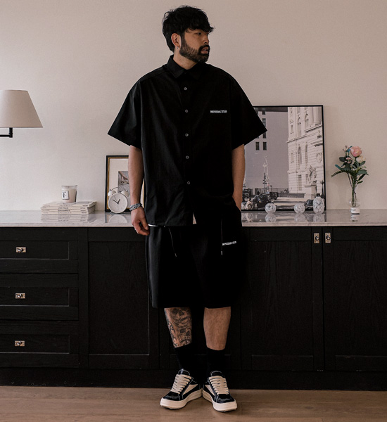 (XL-6XL)<br>리오버드 短袖衬衫 3212+마로카 松紧带短裤 2155
