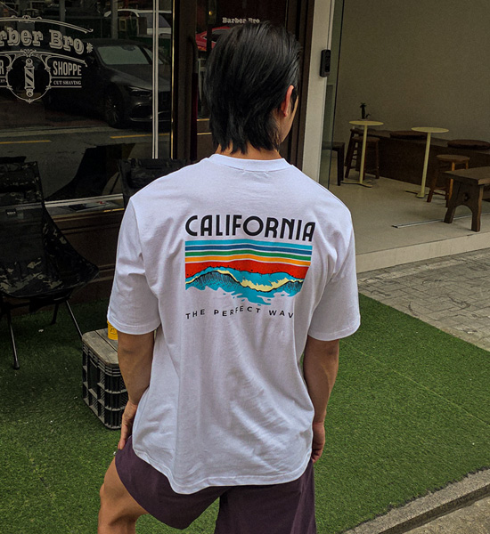 (L-5XL)<BR>카라빈치 短袖T恤